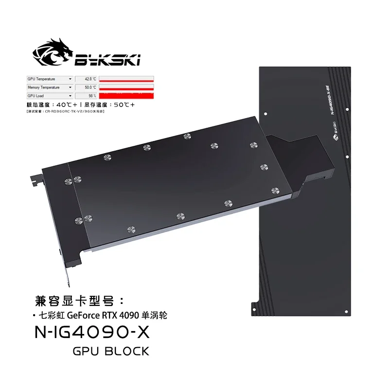 Blok wodny Bykski do karty gra – Rtx 4090 Water Block recenzja i cena
